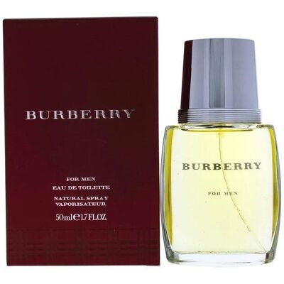 Spray Eau De Toilette Burberry - Parfum Masculin - Publicité Spray Eau De Toilette Burberry - Parfum Masculin - Publicité