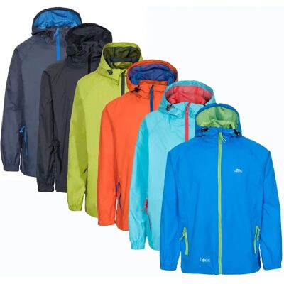 Giacca impermeabile nera Trespass - Abbigliamento da esterno Giacca impermeabile nera Trespass - Abbigliamento da esterno