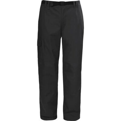 Spodnie Cargo Clifton od Trespass - Ochrona UV - Czarny - L Spodnie Cargo Clifton od Trespass - Ochrona UV - Czarny - L