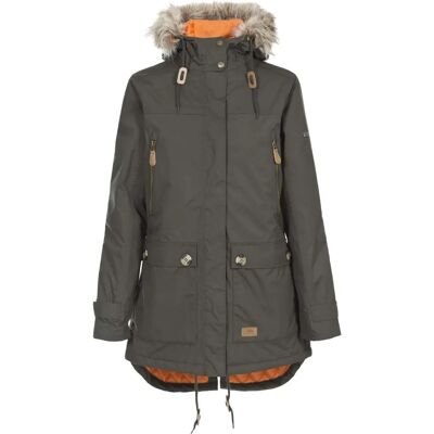 Trespass Clea Veste Femme Padded Imperméable Vert Foncé Trespass Clea Veste Femme Padded Imperméable Vert Foncé