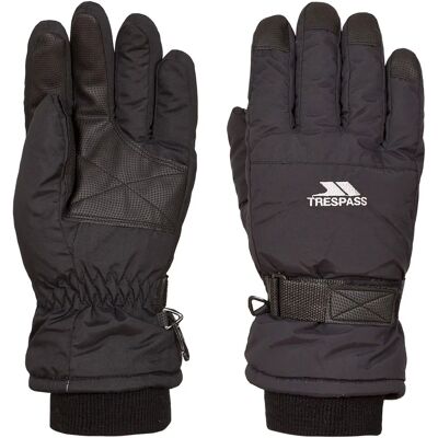 Trespass Gohan II Water Resistant Padded Gloves - Black - Size Large Trespass Gohan II Water Resistant Padded Gloves - Black - Size Large