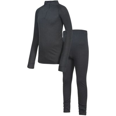 Completo termico per bambini Trespass Unite360 - Nero - 2-3 Anni Completo termico per bambini Trespass Unite360 - Nero - 2-3 Anni