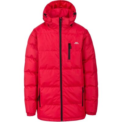 Trespass Men's Red XL Hooded Puffer Jacket - Jacket Trespass Men's Red XL Hooded Puffer Jacket - Jacket
