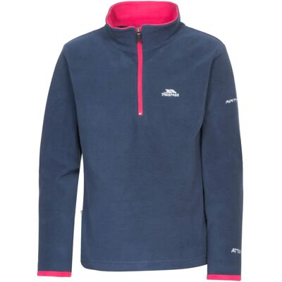 Trespass Sybil Kinder Fleece Pullover Navy - Kinder Outdoor-Bekleidung Trespass Sybil Kinder Fleece Pullover Navy - Kinder Outdoor-Bekleidung