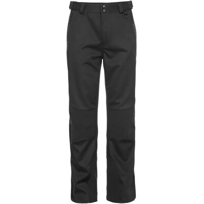 Trespass Holloway Black Softshell Pants - Outdoor Trespass Holloway Black Softshell Pants - Outdoor
