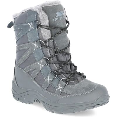 Botas de Nieve a Prueba de Agua y Aisladas para Mujer Trespass Zofia Acero Botas de Nieve a Prueba de Agua y Aisladas para Mujer Trespass Zofia Acero