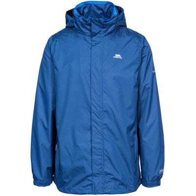 Trespass Men Fraser II Waterproof Hooded Jacket - Navy Trespass Men Fraser II Waterproof Hooded Jacket - Navy