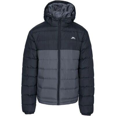 Trespass Oskar Black Water Resistant Padded Jacket - Jacket Trespass Oskar Black Water Resistant Padded Jacket - Jacket