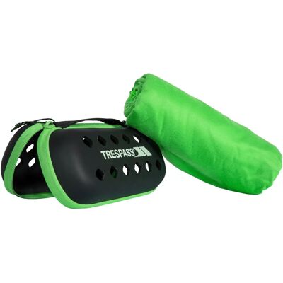 Serviette en microfibre Trespass - 60x120cm - Serviette de gym - Vert - Publicité Serviette en microfibre Trespass - 60x120cm - Serviette de gym - Vert - Publicité
