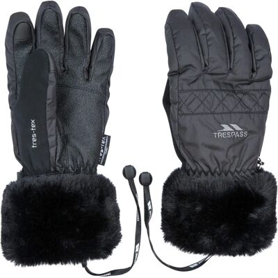 Guantes negros Trespass Yanki - Acolchado ligero Invierno Guantes negros Trespass Yanki - Acolchado ligero Invierno