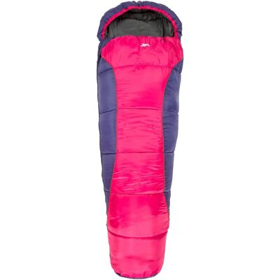 Trespass Childrens Bunka Sleeping Bag - Lightweight 3-Season - Purple Trespass Childrens Bunka Sleeping Bag - Lightweight 3-Season - Purple