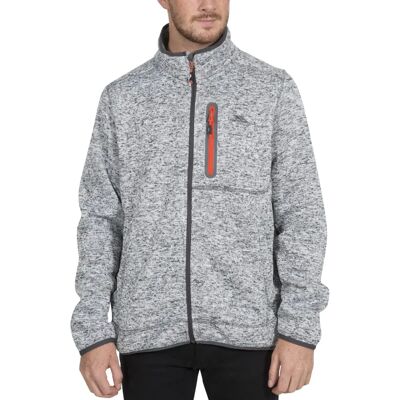 Chaqueta de forro polar para hombre Trespass Bingham - Gris Marl Chaqueta de forro polar para hombre Trespass Bingham - Gris Marl