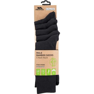 Trespass Daily Antibacterial 5 Pack Crew Socks - Outdoor Walking Hiking Trespass Daily Antibacterial 5 Pack Crew Socks - Outdoor Walking Hiking