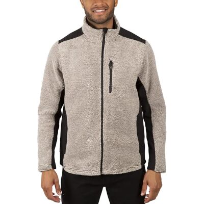 Trespass Faratino Fleece - Truffel Stripe Trespass Faratino Fleece - Truffel Stripe