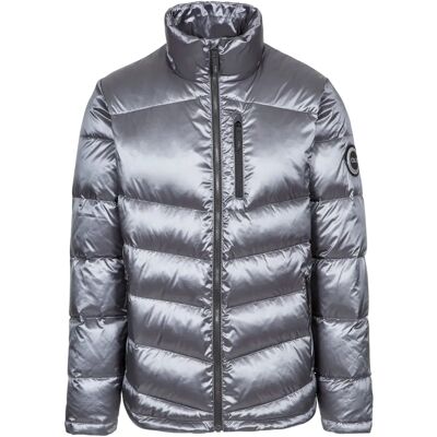 Chaqueta Hombre Gene Gris - Aislamiento de Plumas - Bolsillos Resistentes al Agua Chaqueta Hombre Gene Gris - Aislamiento de Plumas - Bolsillos Resistentes al Agua