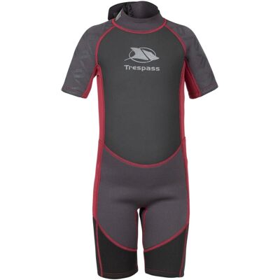 Muta shorty da surf per bambini Trespass Milo 3mm con zip posteriore - Nero 9-10 anni Muta shorty da surf per bambini Trespass Milo 3mm con zip posteriore - Nero 9-10 anni