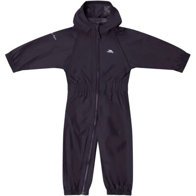 Trespass Kids Dark Grey Waterproof Rainsuit - Rainsuit Trespass Kids Dark Grey Waterproof Rainsuit - Rainsuit