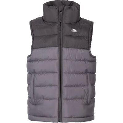Gilet matelassé Oskar de Trespass pour enfants 11-12 ans - Publicité Gilet matelassé Oskar de Trespass pour enfants 11-12 ans - Publicité