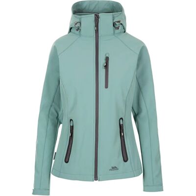 Trespass Bela II Softshell Jakke - Turkis - Vandafvisende Trespass Bela II Softshell Jakke - Turkis - Vandafvisende
