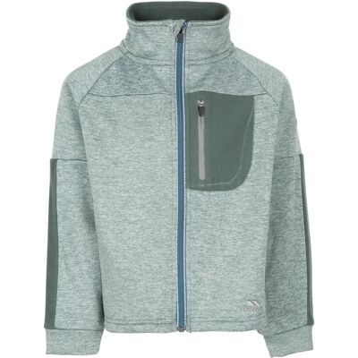 Geacă de fleece pentru copii - Cu fermoar complet, unisex, Verde Brad Melanj - Geacă Geacă de fleece pentru copii - Cu fermoar complet, unisex, Verde Brad Melanj - Geacă