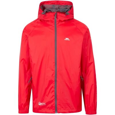 Veste imperméable rouge Trespass Qikpac - Veste - Publicité Veste imperméable rouge Trespass Qikpac - Veste - Publicité