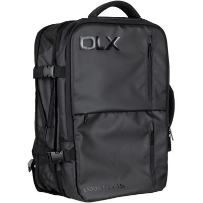 DLX Rados Rygsæk - 20L, USB, Udvidelig, Sort DLX Rados Rygsæk - 20L, USB, Udvidelig, Sort