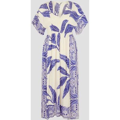 Robe imprimée Dinah de Monsoon - Blanc/Multicolore Robe imprimée Dinah de Monsoon - Blanc/Multicolore