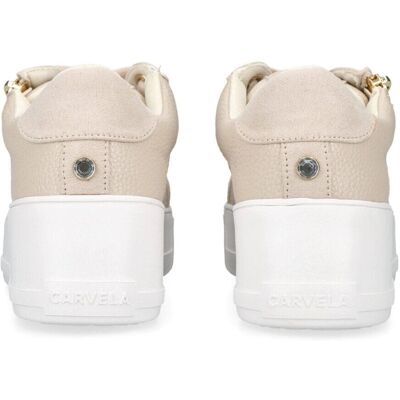 Carvela Jive Zip Beige Sneakers - Sneakers Carvela Jive Zip Beige Sneakers - Sneakers