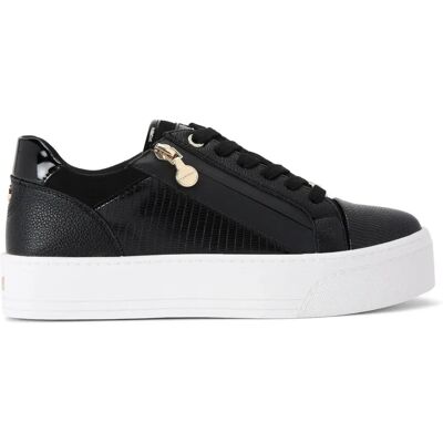 Carvela Statement Zip Sneakers - Black - Size Uk 7 Carvela Statement Zip Sneakers - Black - Size Uk 7