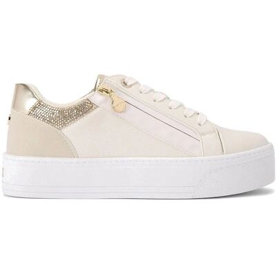 Sneakers Statement Zip de Carvela - Beige - Taille 5 - Publicité Sneakers Statement Zip de Carvela - Beige - Taille 5 - Publicité