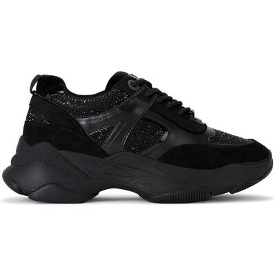 Kurt Geiger Lucile Embellished Crystal Sneakers - Black - UK 8 - Sneakers Kurt Geiger Lucile Embellished Crystal Sneakers - Black - UK 8 - Sneakers