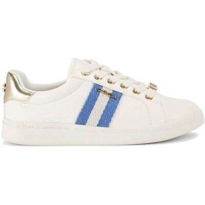 Carvela Palermo Stripe Sneaker - Size 6 - Blue Carvela Palermo Stripe Sneaker - Size 6 - Blue