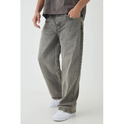 Boohooman Herren Locker Jeans - Grau - 36R - Jeans Boohooman Herren Locker Jeans - Grau - 36R - Jeans