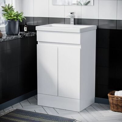 NES Home - Alaska - 500mm - White - Bathroom Vanity NES Home - Alaska - 500mm - White - Bathroom Vanity