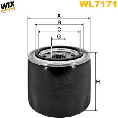 Wix Wl7171 Filtre - Type de produit - Publicité Wix Wl7171 Filtre - Type de produit - Publicité
