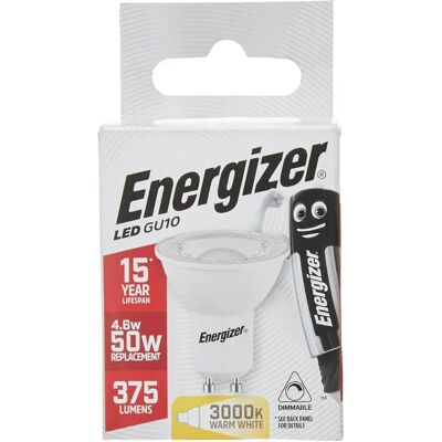 Ampoule LED Energizer GU10 36° Dimmable - Ampoule LED - Publicité Ampoule LED Energizer GU10 36° Dimmable - Ampoule LED - Publicité