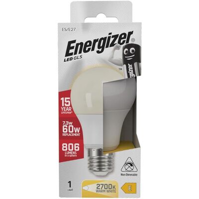 Energizer S8863 Ampoule LED Blanc Chaud - Éclairage - Publicité Energizer S8863 Ampoule LED Blanc Chaud - Éclairage - Publicité