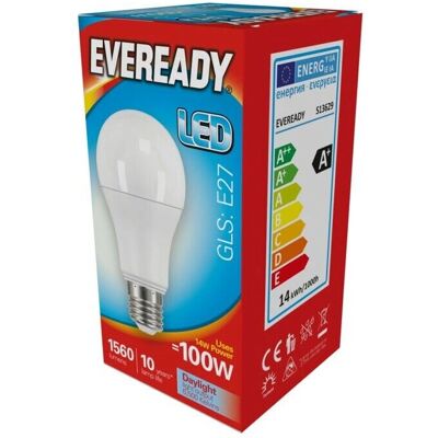 Eveready - LED GLS 14W - 1560lm Daylight - E27 - Light bulb Eveready - LED GLS 14W - 1560lm Daylight - E27 - Light bulb