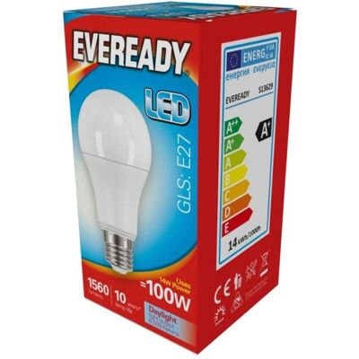 Eveready - LED GLS 14W - 1560lm Daylight - E27 - Light bulb Eveready - LED GLS 14W - 1560lm Daylight - E27 - Light bulb