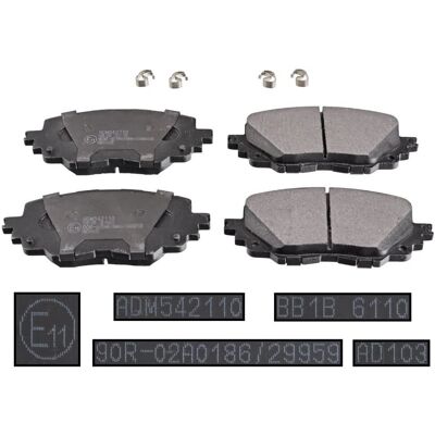 Blue Print ADM542110 - Τακάκια φρένων για Abarth 124, Fiat 124, Mazda Blue Print ADM542110 - Τακάκια φρένων για Abarth 124, Fiat 124, Mazda