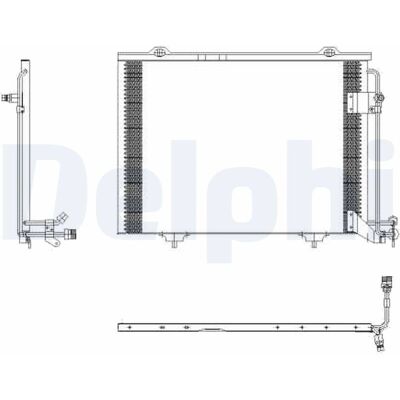 Delphi TSP0225432 Condensator - Fără usucător Delphi TSP0225432 Condensator - Fără usucător
