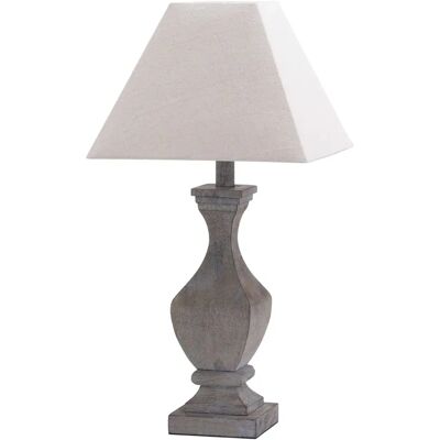Four Candle Incia Wooden Table Lamp - Fluted - Timeless Four Candle Incia Wooden Table Lamp - Fluted - Timeless