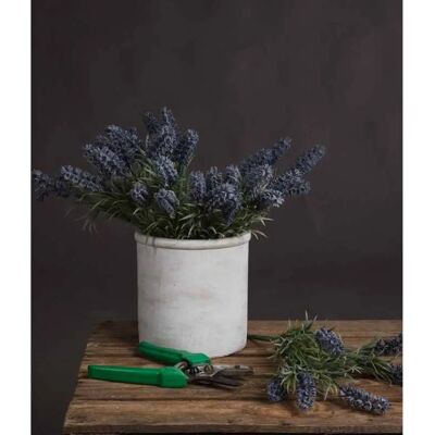 Four Candle Small Faux Lavender Spray - Artificial Lavender Four Candle Small Faux Lavender Spray - Artificial Lavender
