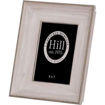 Four Candle White Washed Wooden Photo Frame - 5x7 - Photo Frame Four Candle White Washed Wooden Photo Frame - 5x7 - Photo Frame
