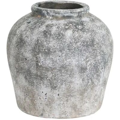 Hill Interiors Aged Stone Ceramic Vase - Ceramic Vase Hill Interiors Aged Stone Ceramic Vase - Ceramic Vase
