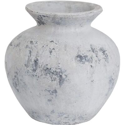 Hill Interiors Darcy Antique White Vase - Greek-inspired Ceramic Hill Interiors Darcy Antique White Vase - Greek-inspired Ceramic
