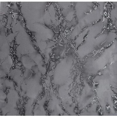 Arthouse Carrara Marble Effect Wallpaper Silver Charcoal Grey Glitter Vinyl Roll - Wallpaper Arthouse Carrara Marble Effect Wallpaper Silver Charcoal Grey Glitter Vinyl Roll - Wallpaper