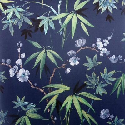 Arthouse Navy Jasmine Garden Botanical Wallpaper - Wall Covering Arthouse Navy Jasmine Garden Botanical Wallpaper - Wall Covering