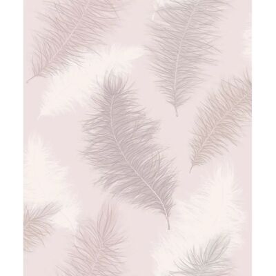 Arthouse Sussurro Feather Pink Wallpaper - Wallpaper Arthouse Sussurro Feather Pink Wallpaper - Wallpaper