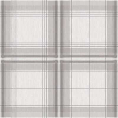 Arthouse Grey White Check Tartan Wallpaper - Wallpaper Arthouse Grey White Check Tartan Wallpaper - Wallpaper